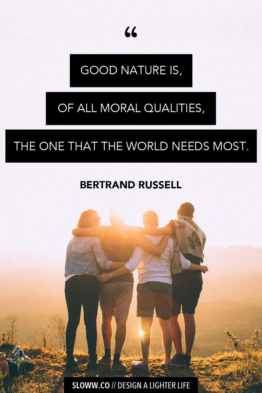 Sloww Bertrand Russell Quote