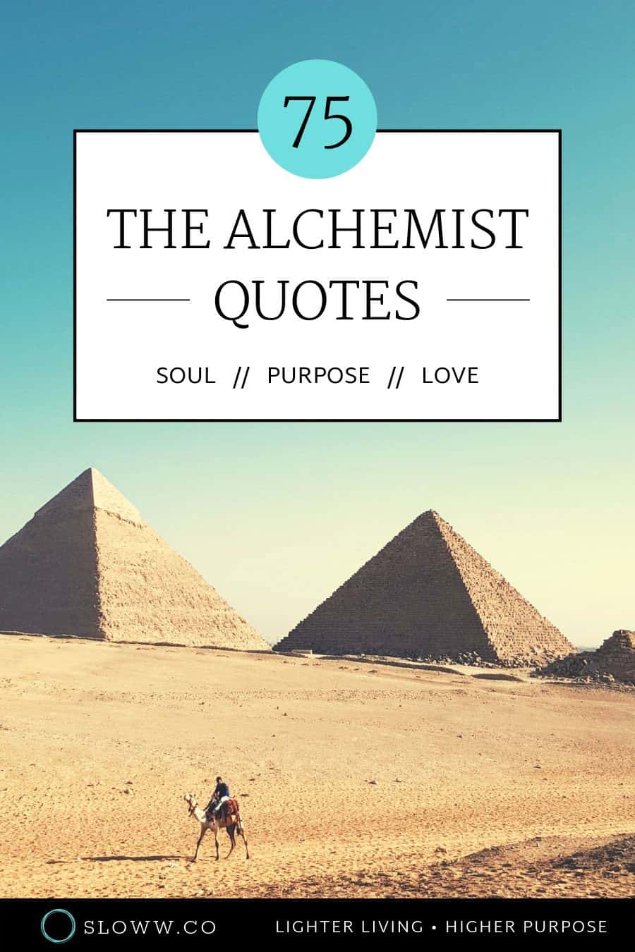 Sloww Alchemist Book Quotes