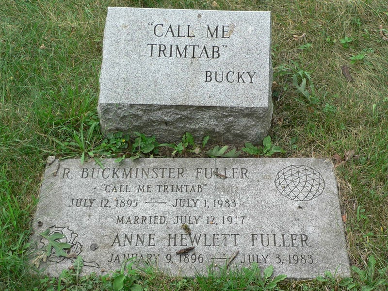 Buckminster Fuller Tombstone Call Me Trimtab