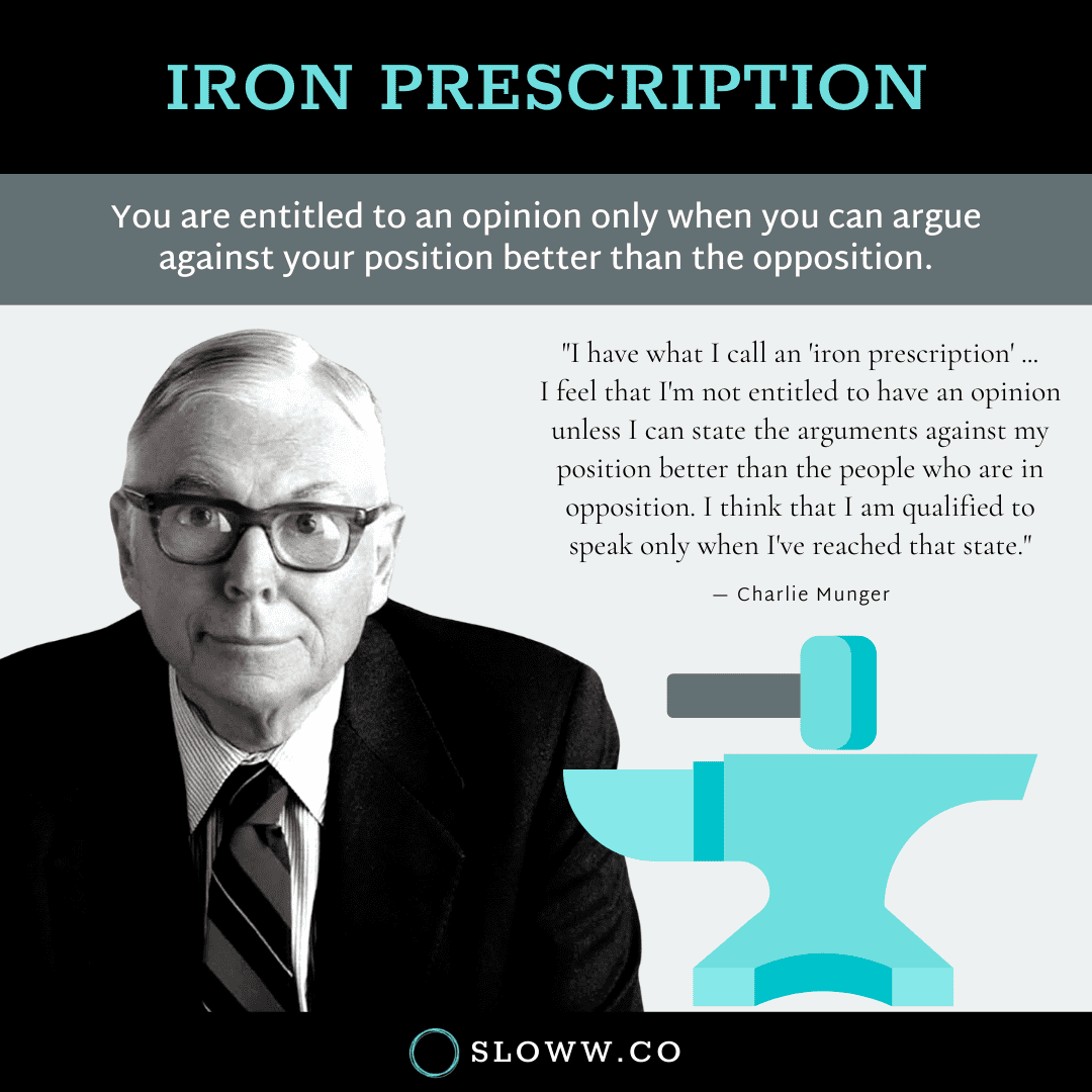 Iron Prescription Charlie Munger