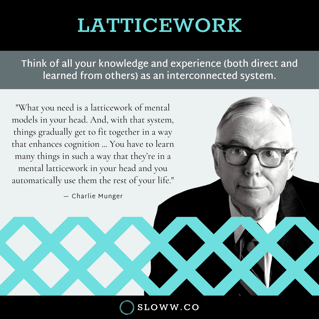 Latticework Charlie Munger