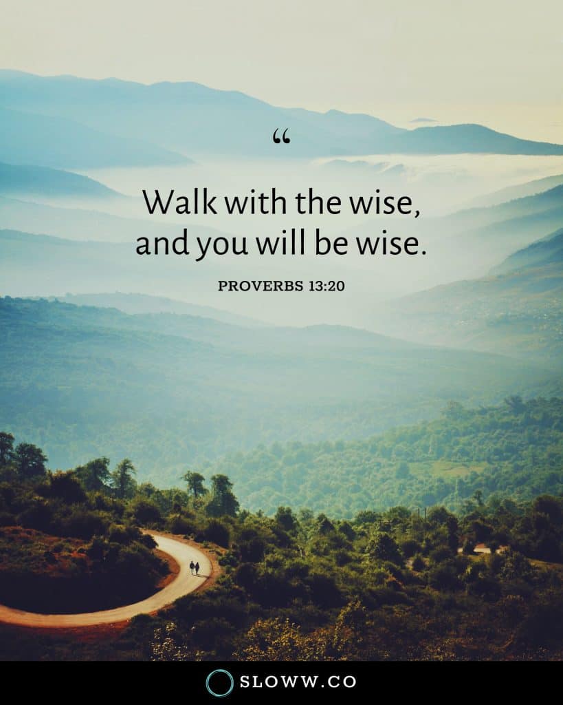 Sloww Wise Walk Quote