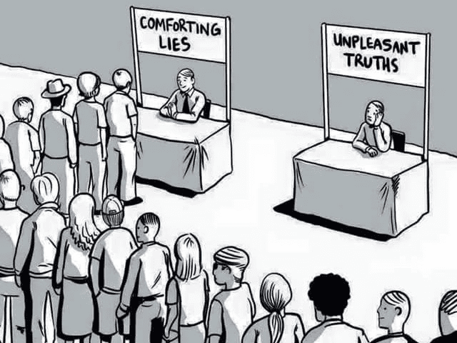 Comforting Lies Unpleasant Truths Comic