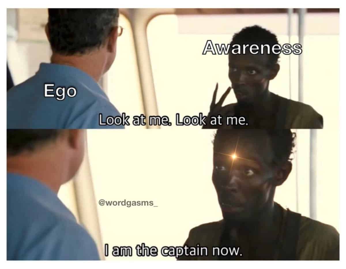 Ego Awareness Captain Meme