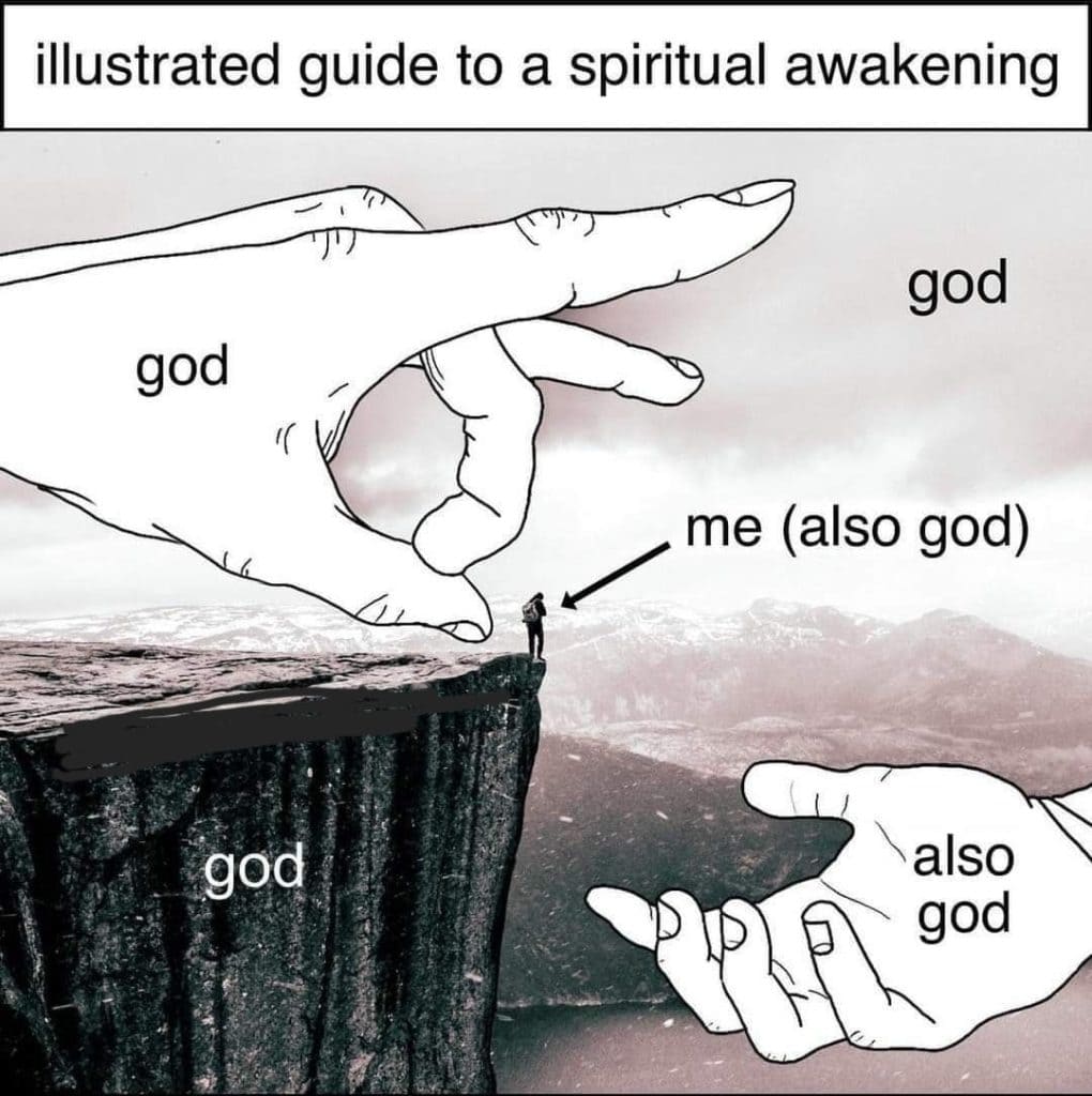 God Also God Spiritual Awakening Meme