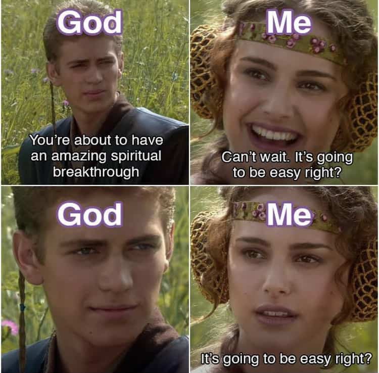 God Me Spiritual Breakthrough Meme
