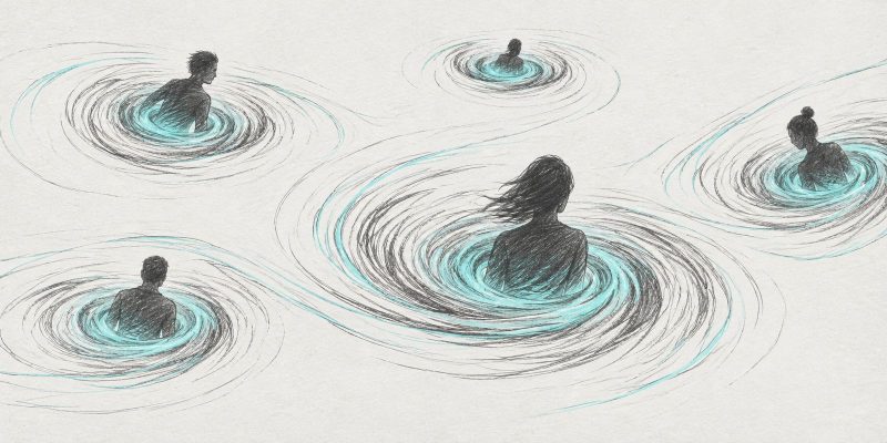 People as Whirlpools